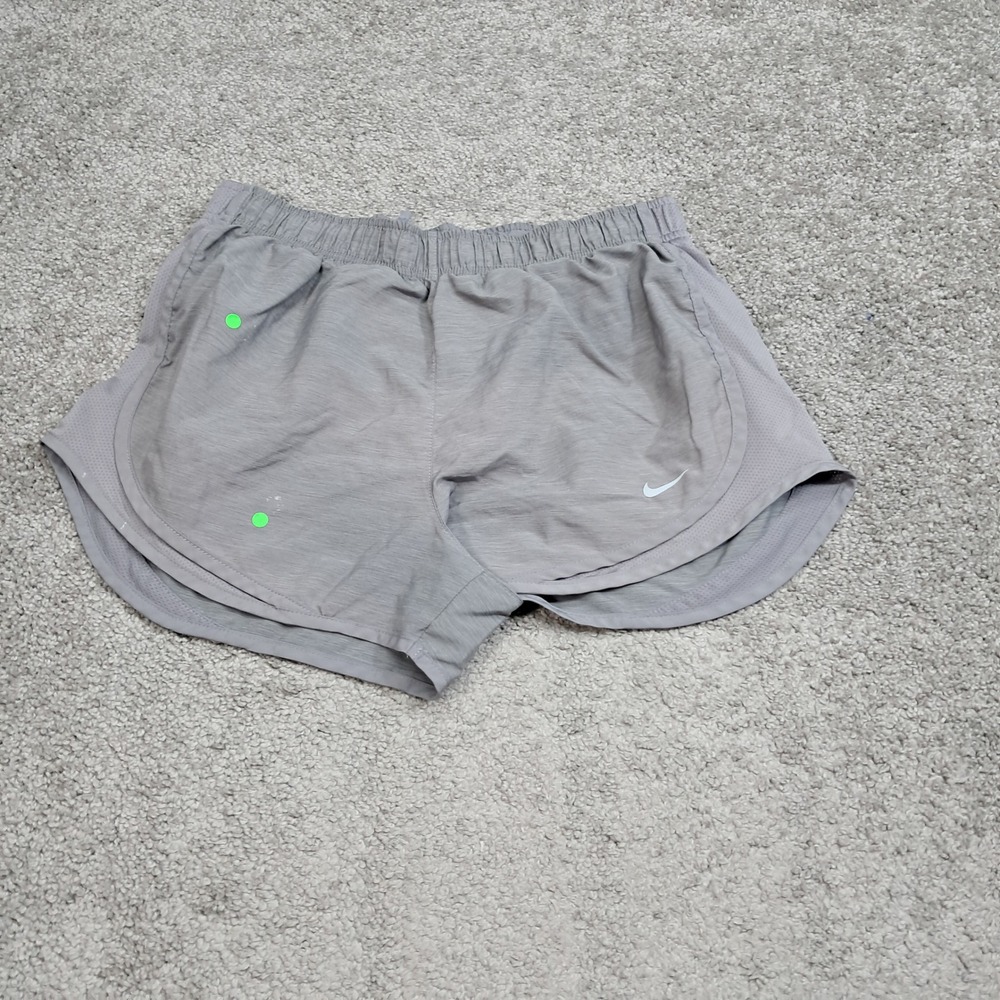 Nike Dri-FIT Womens Gray Heathered Running Shorts Size Medium 8480
